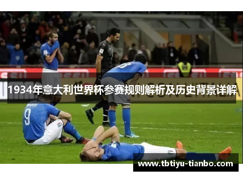 1934年意大利世界杯参赛规则解析及历史背景详解
