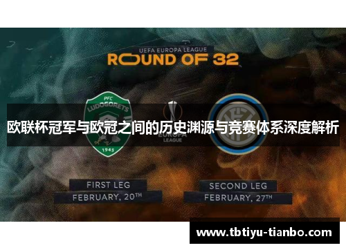 欧联杯冠军与欧冠之间的历史渊源与竞赛体系深度解析